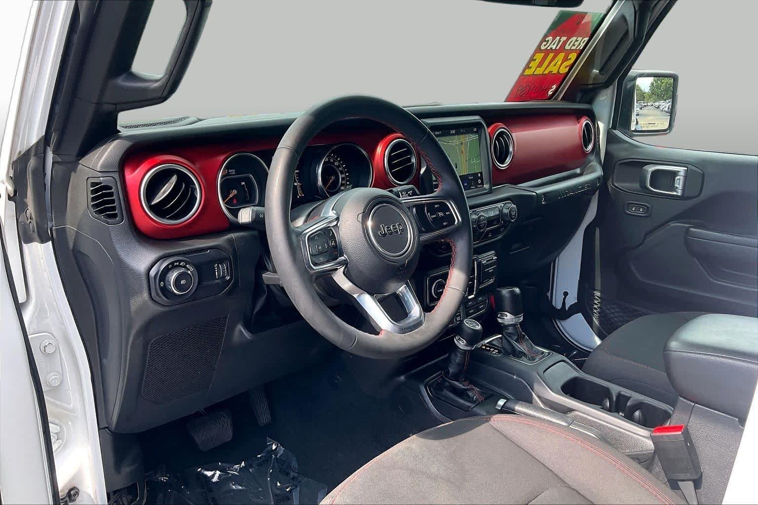 Used 2023 Bright White Clearcoat Jeep Rubicon image 14