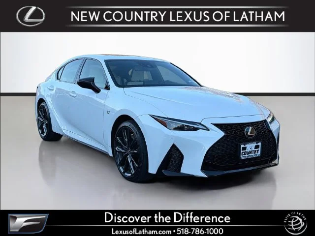 Certified Used 2025 White Lexus 350 F SPORT image 1