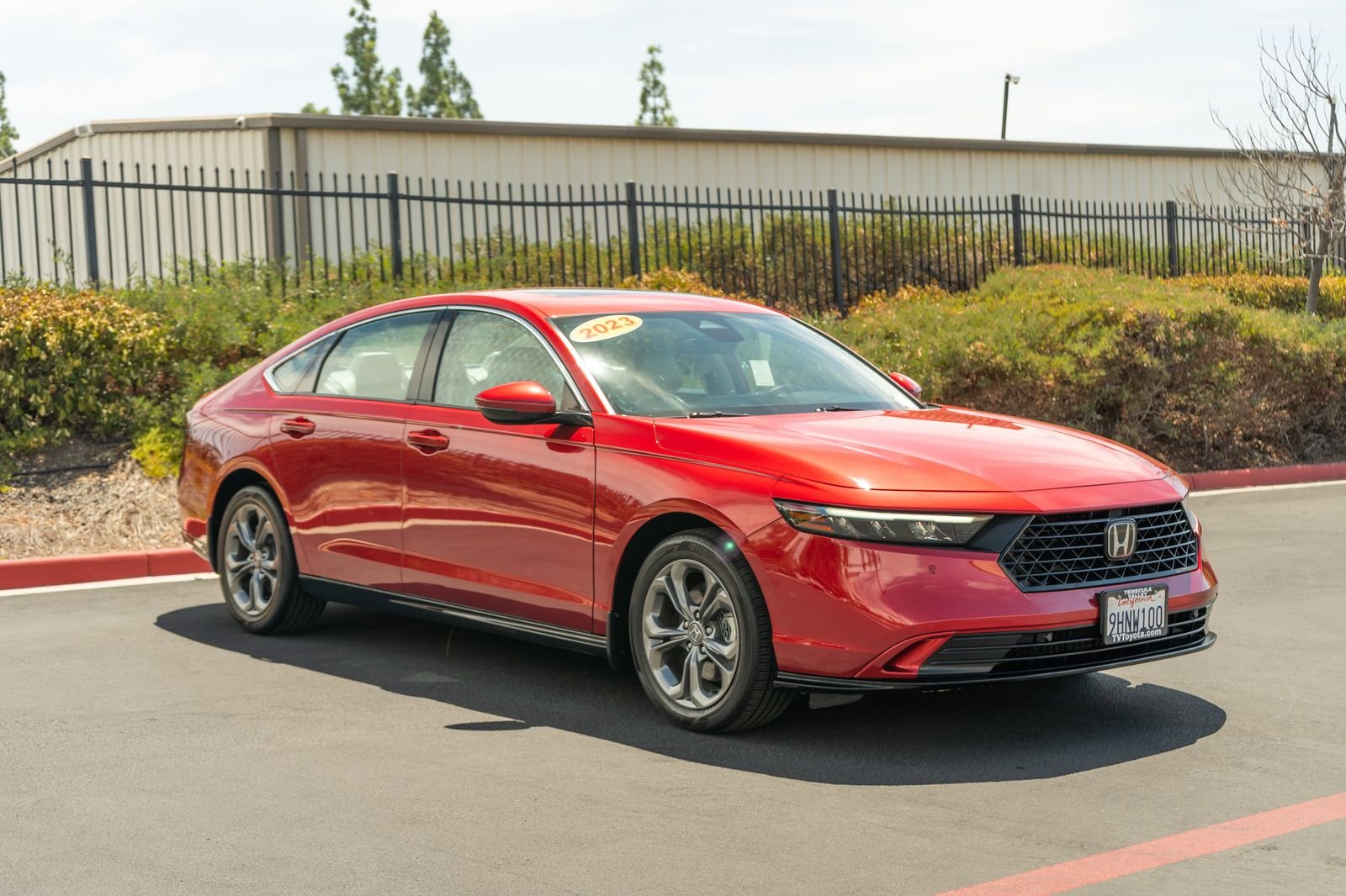 Used 2023 Radiant Red Metallic Honda EX-L image 3