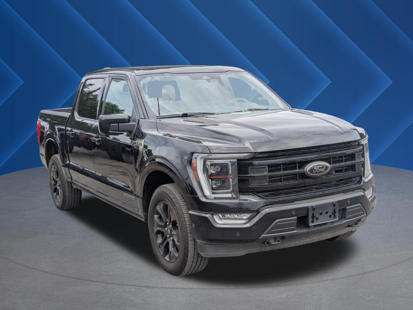Used 2023 Blue Ford Platinum image 1