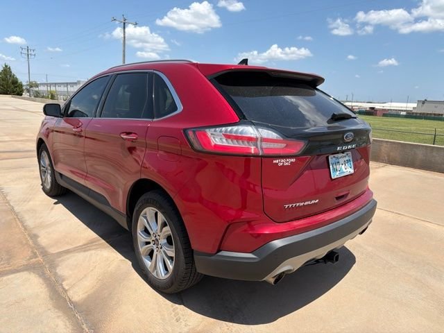 Used 2022 Red Ford Titanium image 3