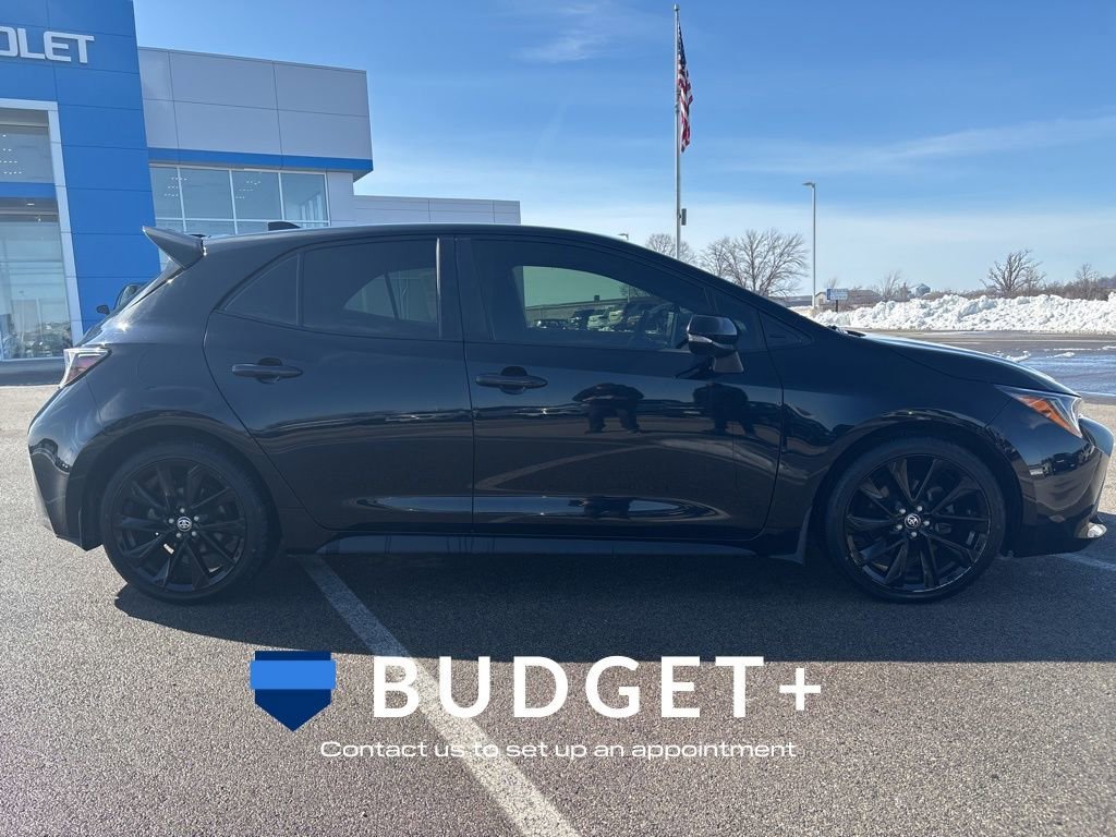 Used 2021 Toyota Corolla Hatchback Nightshade with VIN JTND4MBE9M3142417 for sale in Spring Valley, Minnesota