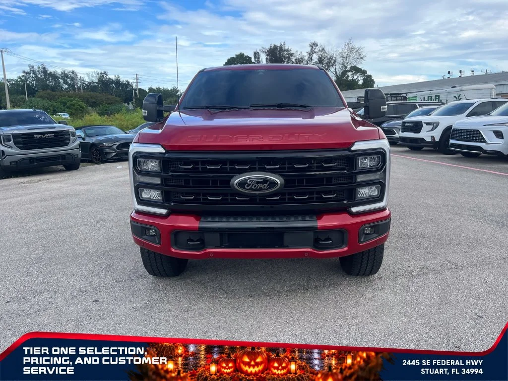 Used 2024 Red Ford LARIAT image 3