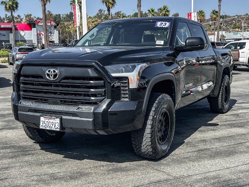 Used 2023 Midnight Black Metallic Toyota SR5 image 3