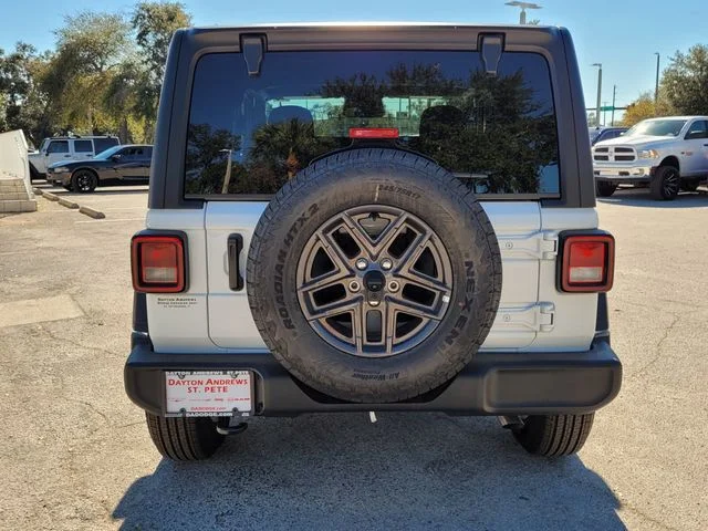 New 2026 Bright White Clear-Coat Exterior Paint Jeep Sport S image 8