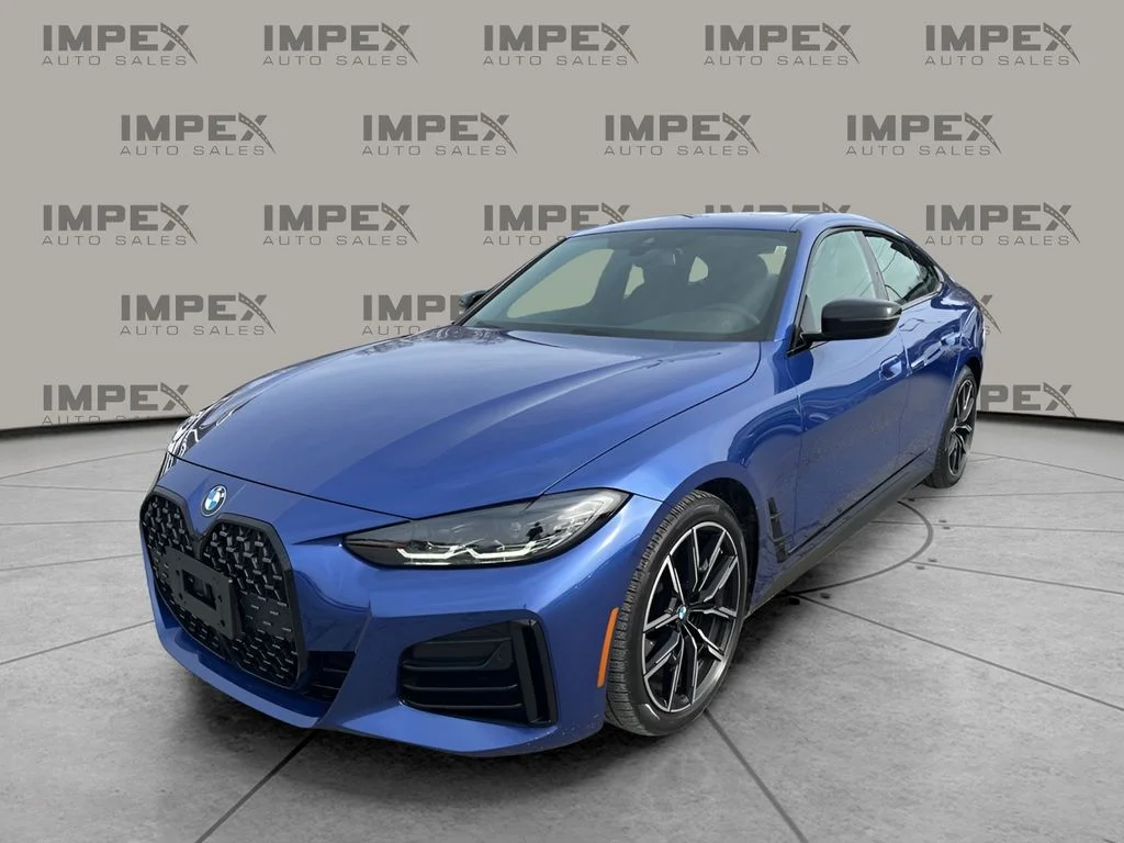 Used 2023 Blue BMW 430i Gran Coupe image 1