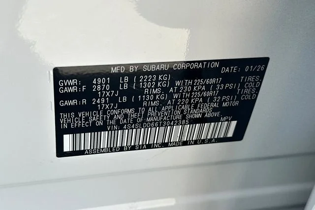 Certified Used 2026 White Subaru Premium image 34