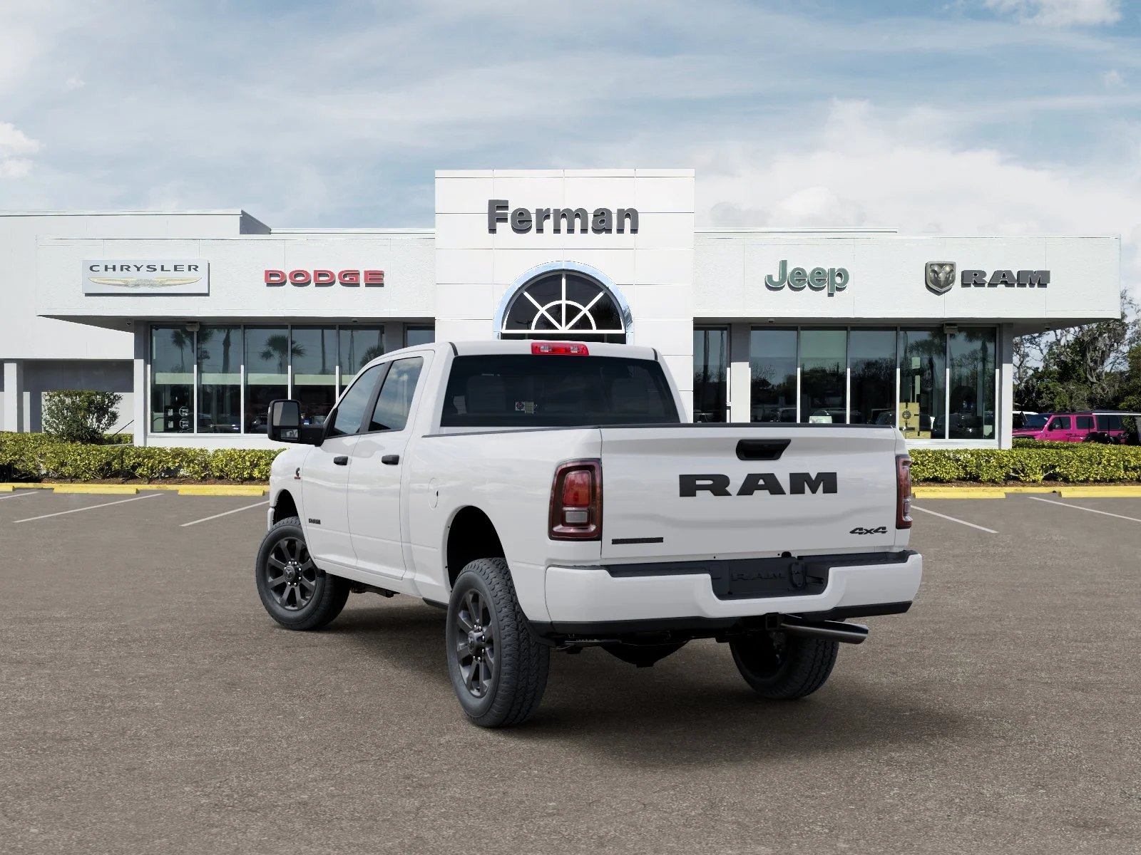 New 2026 Bright White Clear-Coat Exterior Paint RAM Big Horn image 34