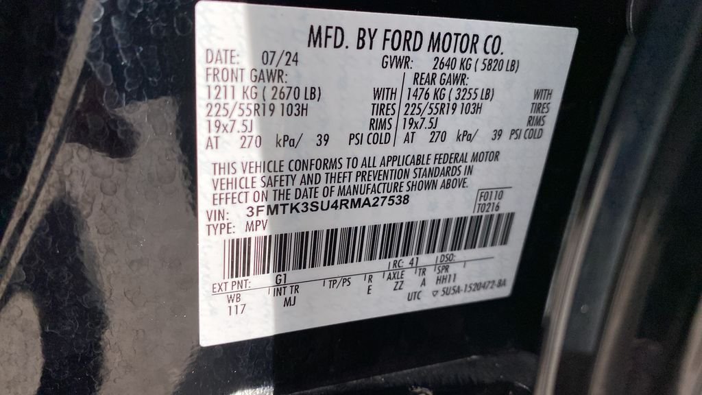 Certified Used 2024 Shadow Black Ford Premium image 28