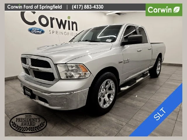 Used 2017 Bright Silver Clearcoat Metallic Ram SLT image 1