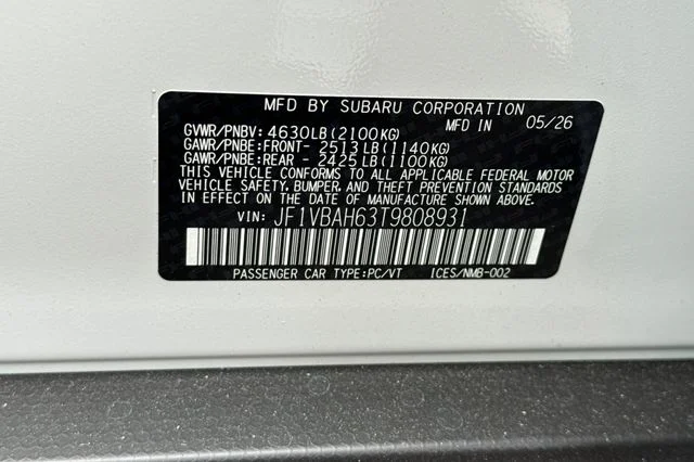New 2026 CERAMIC WHITE Subaru Premium image 23