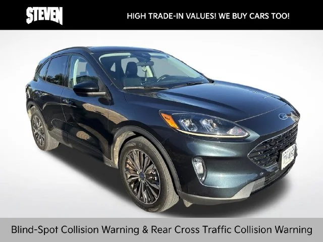 Used 2022 Blue Ford SEL image 3