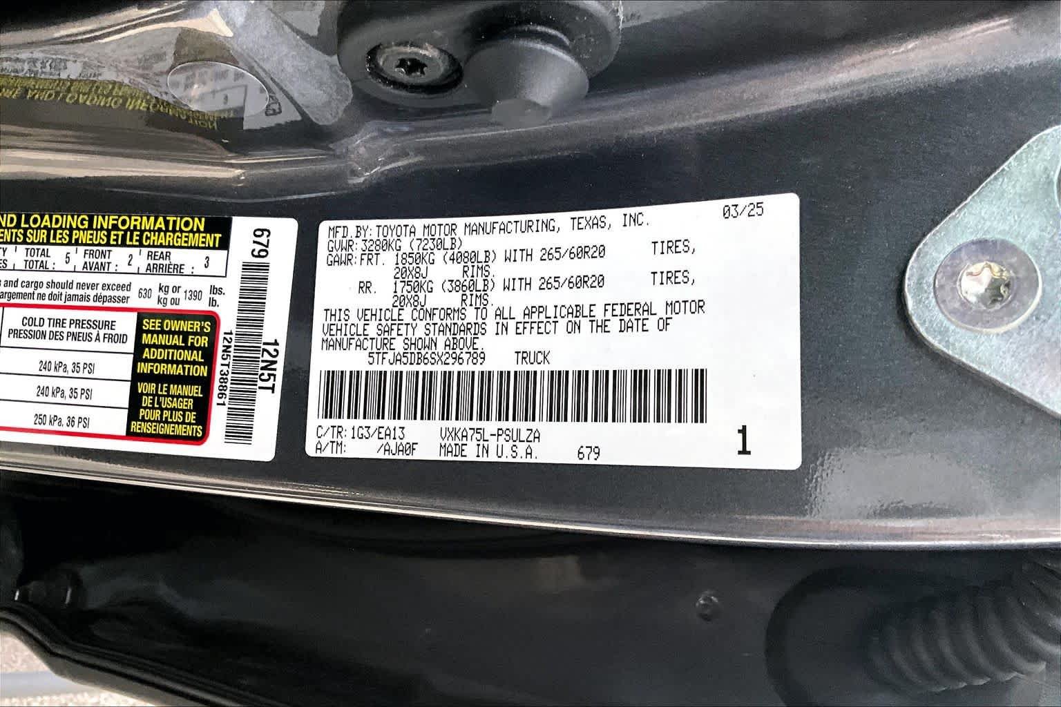 Used 2025 Magnetic Gray Metallic Toyota Limited image 37