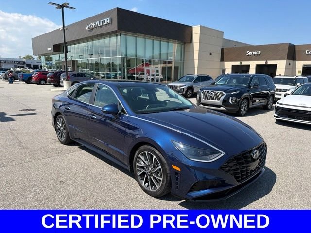 Certified Used 2021 Blue Hyundai Limited image 32