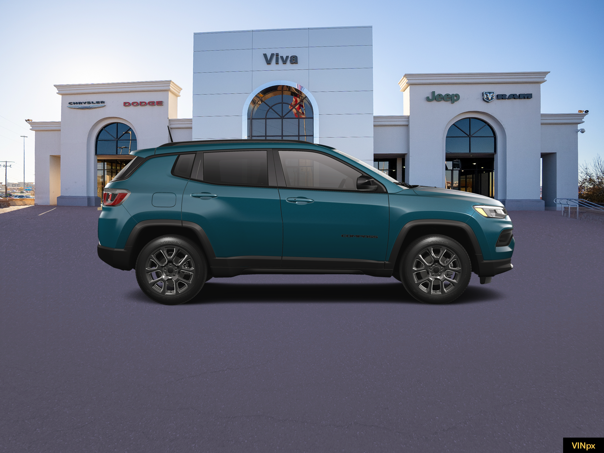 New 2026 Fathom Blue Pearl-Coat Exterior Paint Jeep Latitude image 21