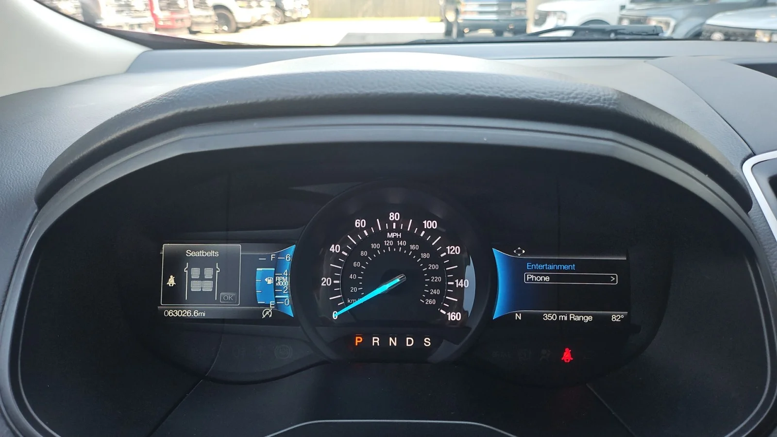 Used 2024 Red Ford 2024 FORD EDGE SEL 4DR SUV 112.2 WB AWD image 17