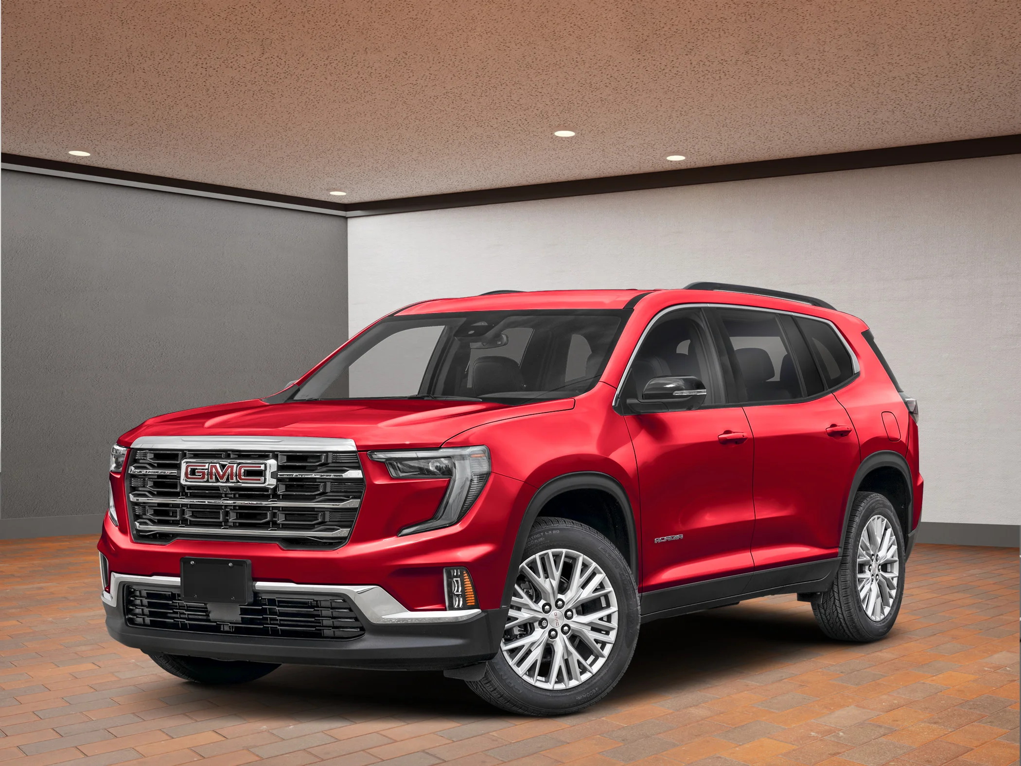 New 2026 Red GMC AWD Elevation image 1