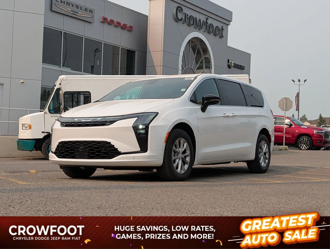 New 2027 White Chrysler Select - - AWD - Safety Sphere Pkg w/ 360 Cam - Stow n Go Seats & More! image 1