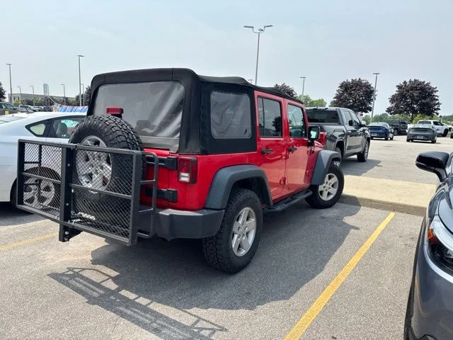 Used 2018 Red Jeep Unlimited Sport image 5