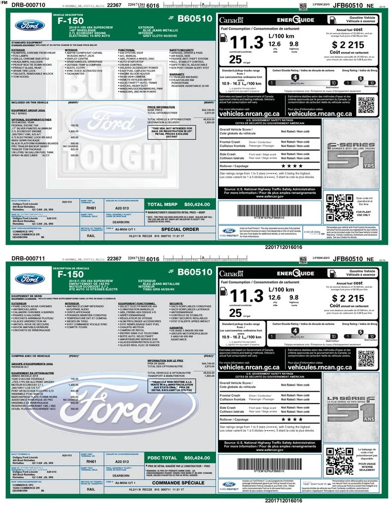 Used 2018 Blue Ford XLT image 2