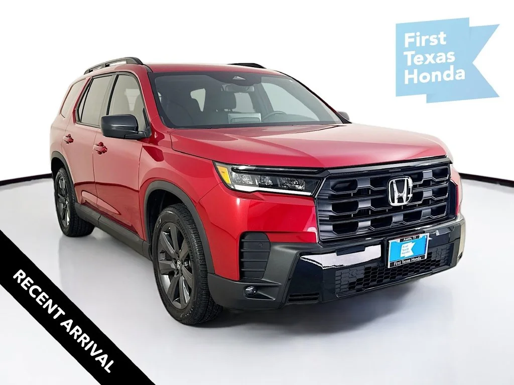 Certified Used 2026 Radiant Red Honda Sport image 1