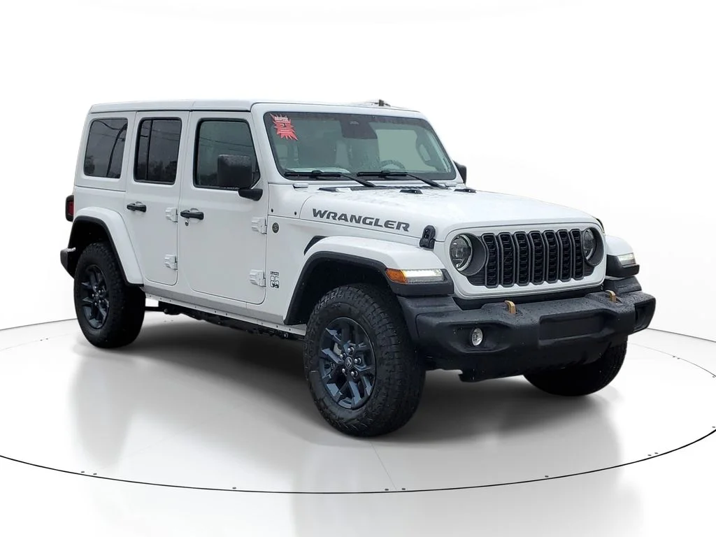 New 2026 Bright White Clear-Coat Exterior Paint Jeep 85th Anniversary image 2