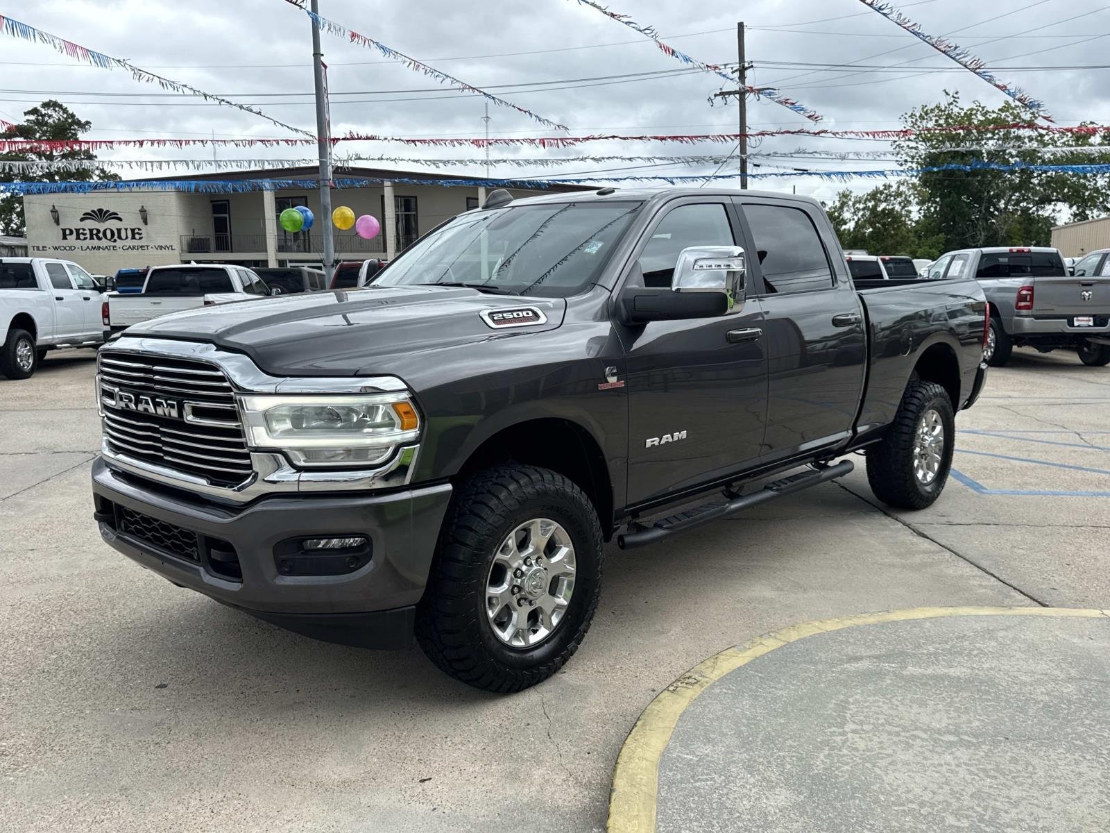 Used 2024 Granite Crystal Metallic Clearcoat Ram Laramie image 3