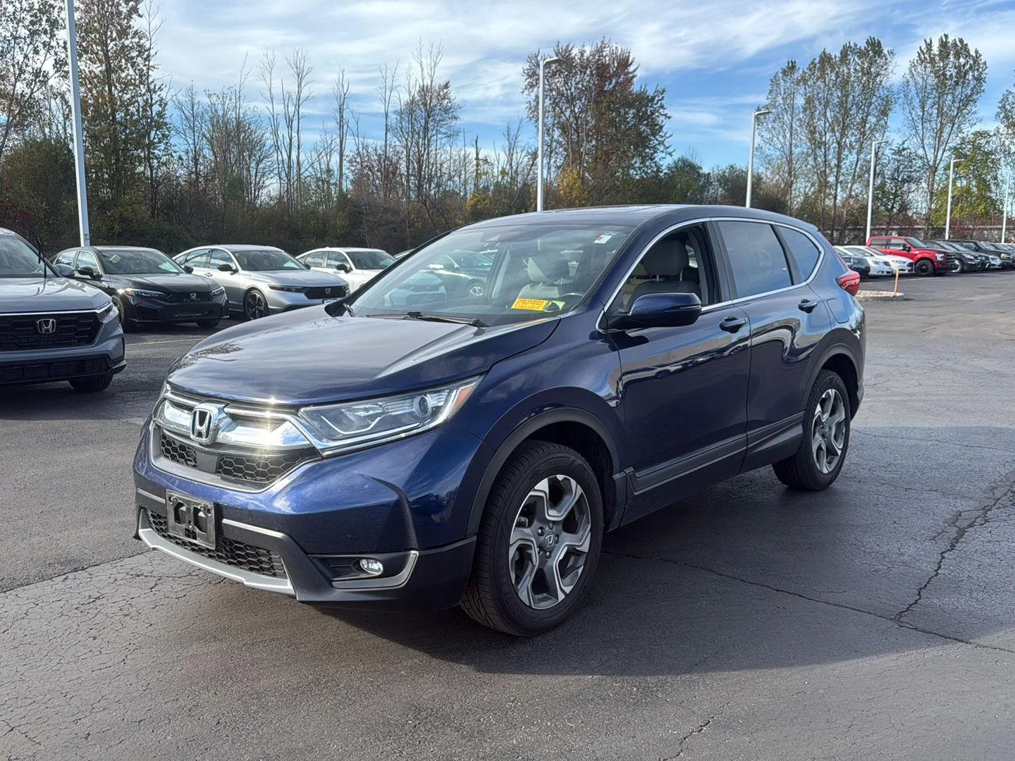 Used 2019 Obsidian Blue Pearl Honda EX-L image 2