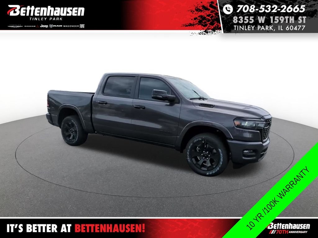 New 2026 Granite Crystal Metallic Clear-Coat Exterior Paint RAM Big Horn image 5