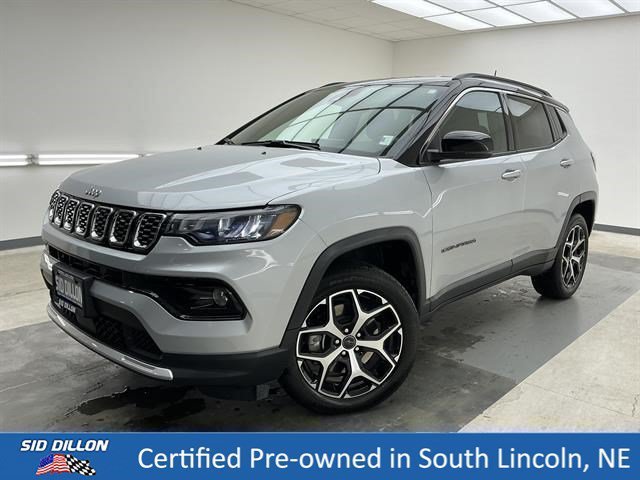 Used 2025 Silver Zynith Metallic Clearcoat Jeep Limited image 1