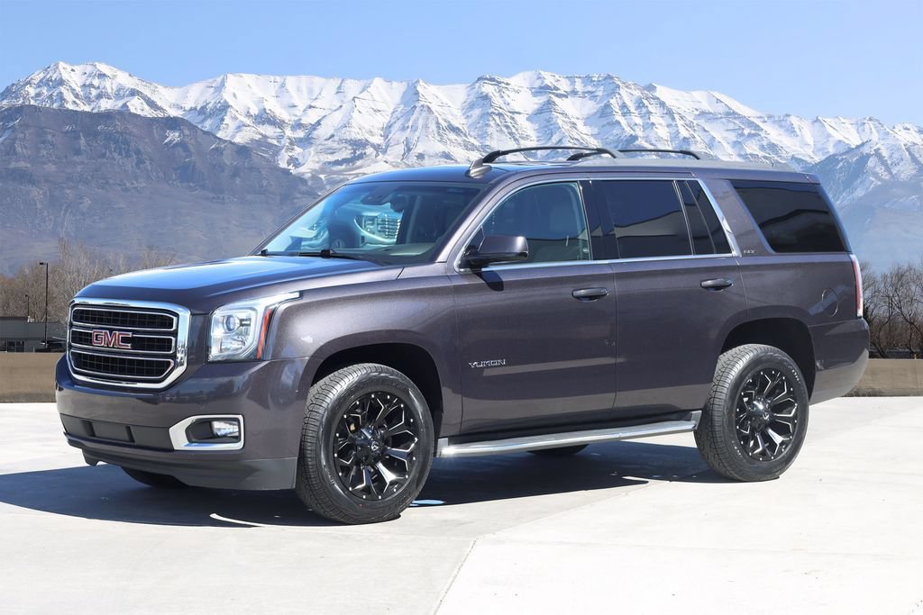 Used 2015 Iridium Metallic GMC SLT image 2