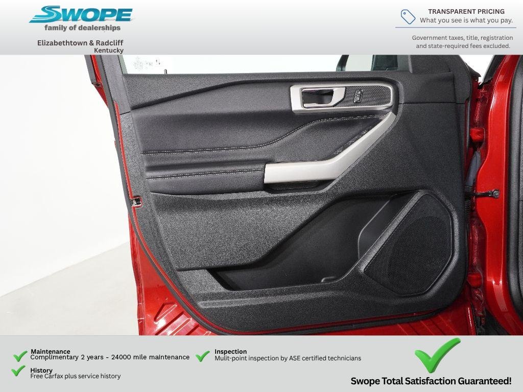 Used 2021 Rapid Red Metallic Tinted Clearcoat Ford XLT image 14