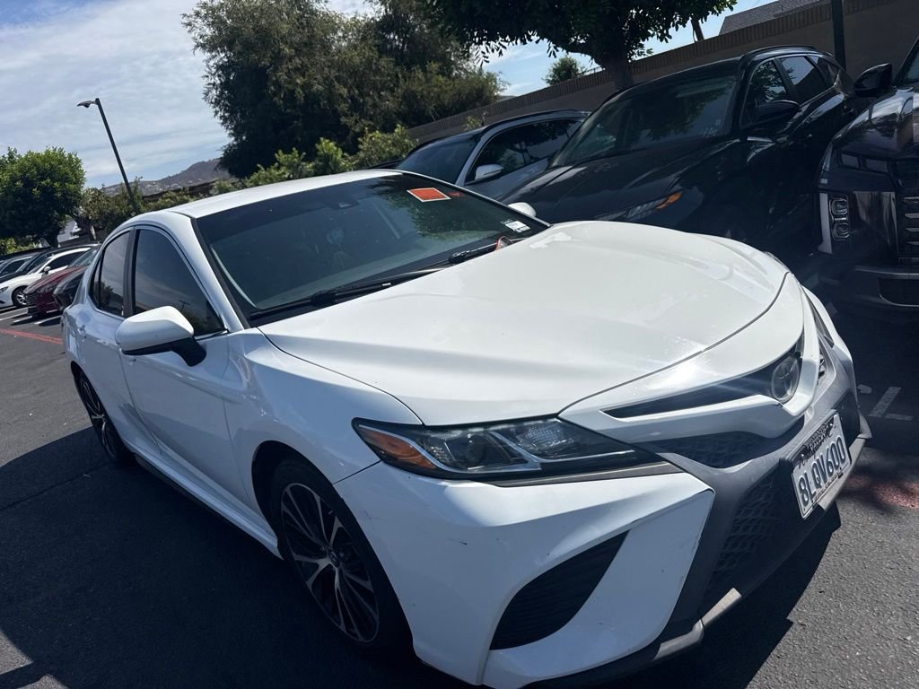 Used 2019 White Toyota SE image 2