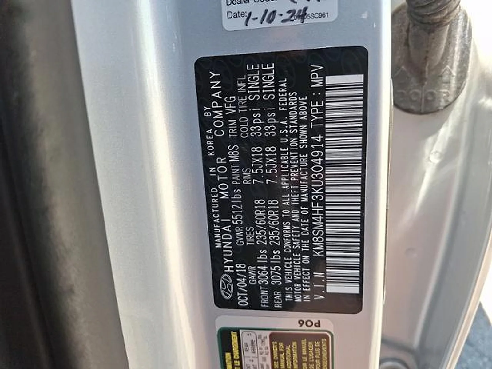 Used 2019 Circuit Silver Hyundai SE image 26