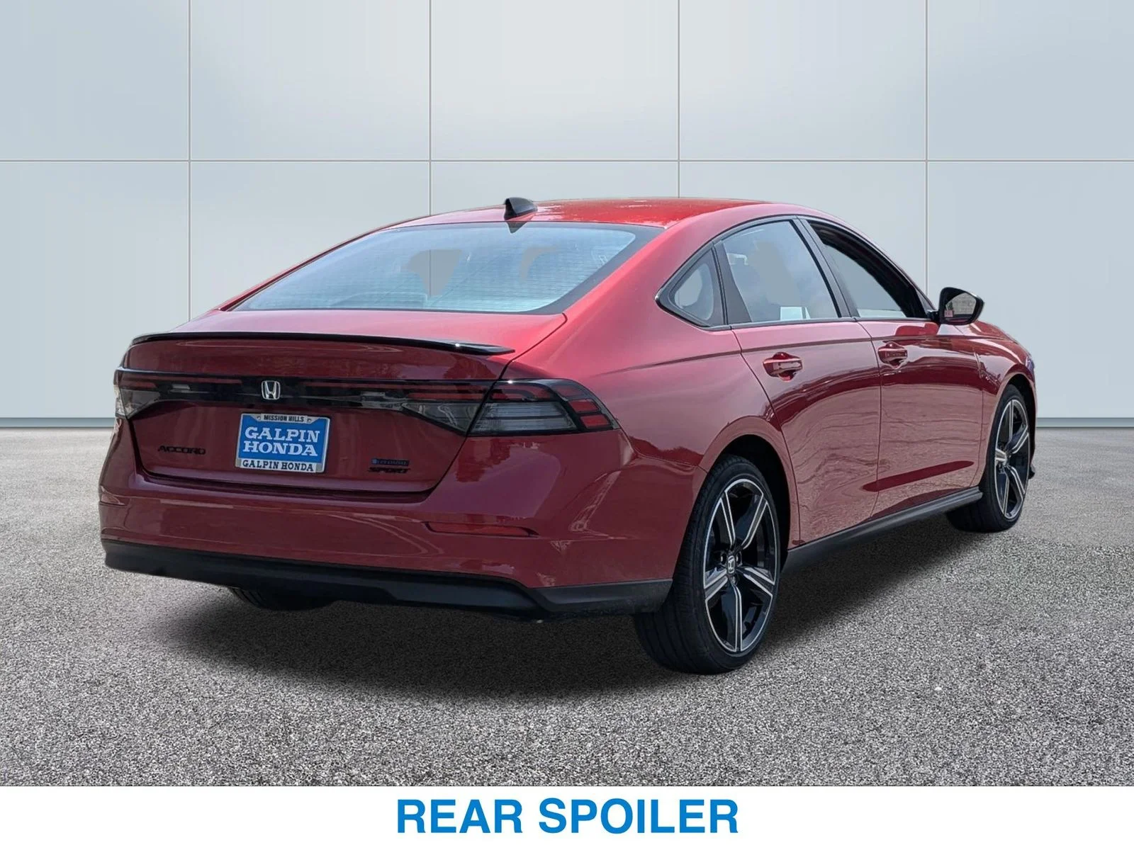 New 2026 Radiant Red Metallic Honda Sport Hybrid image 7