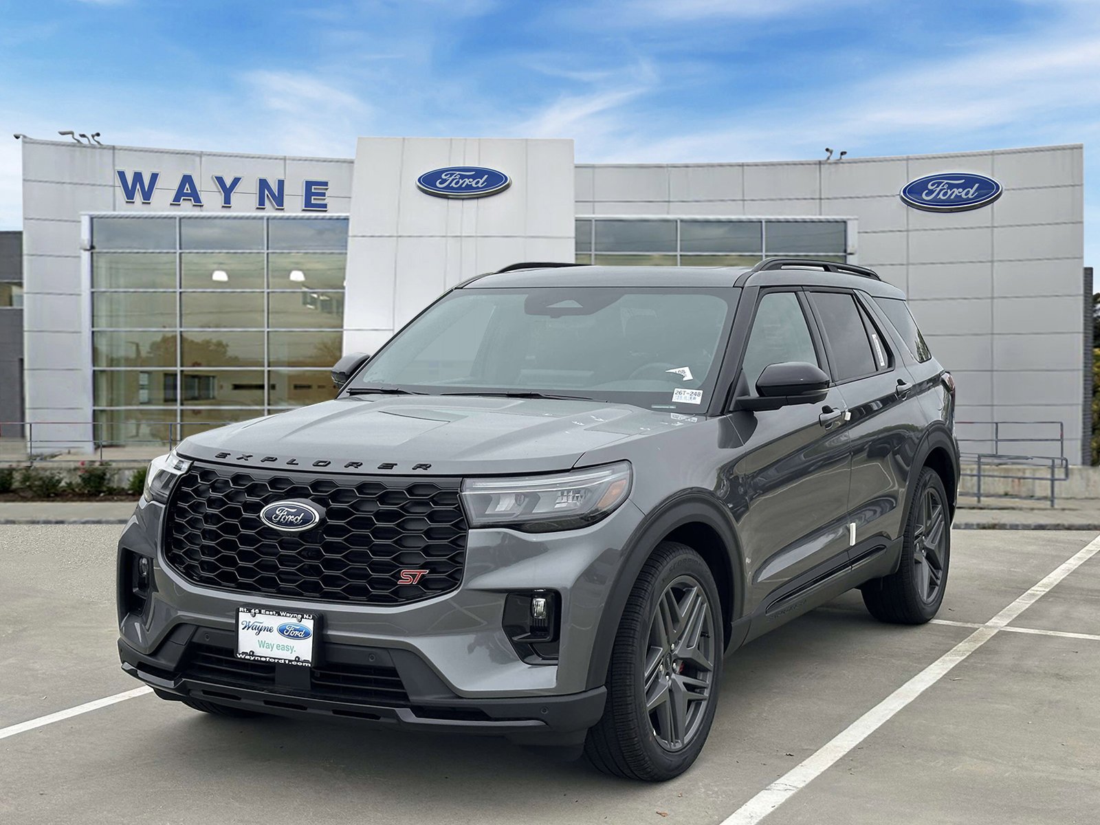 New 2026 Carbonized Gray Metallic Ford ST image 2