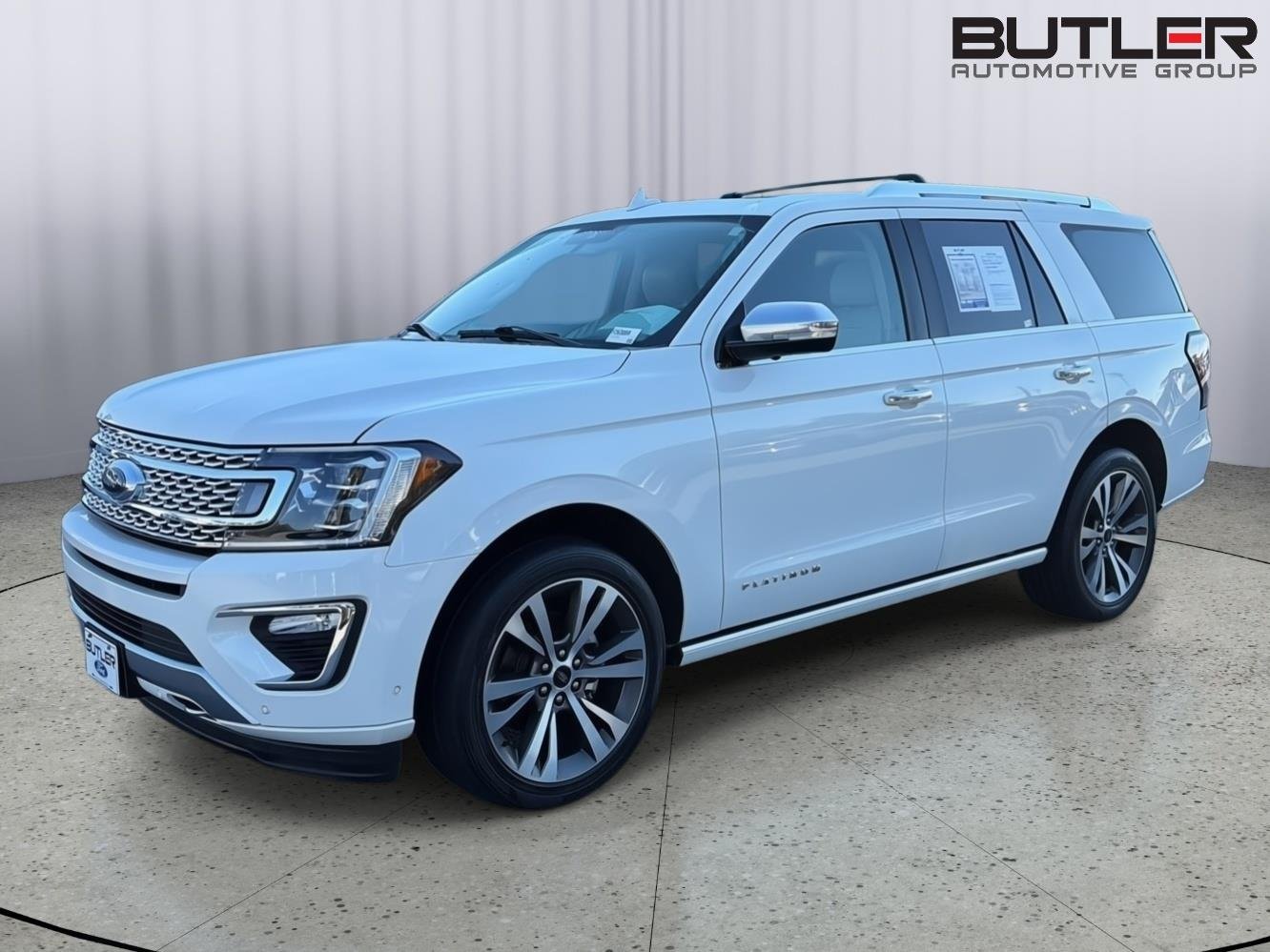 Used 2021 Star White Metallic Tri-Coat Ford Platinum image 2