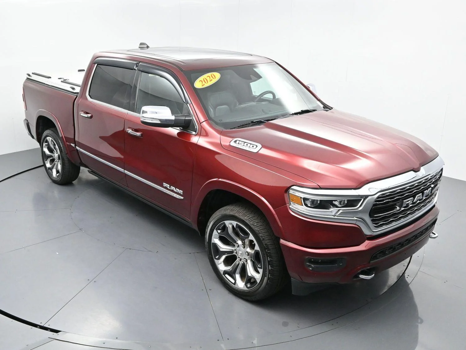 Used 2020 Delmonico Red Pearlcoat Ram Limited image 41