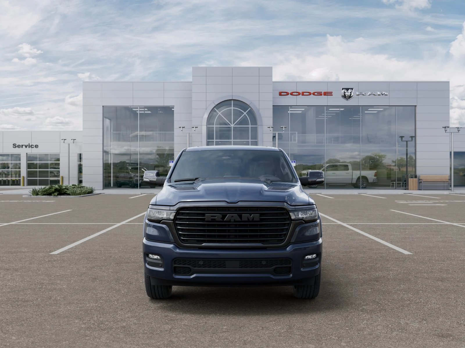 New 2026 Forged Blue Metallic Exterior Paint RAM Laramie image 33