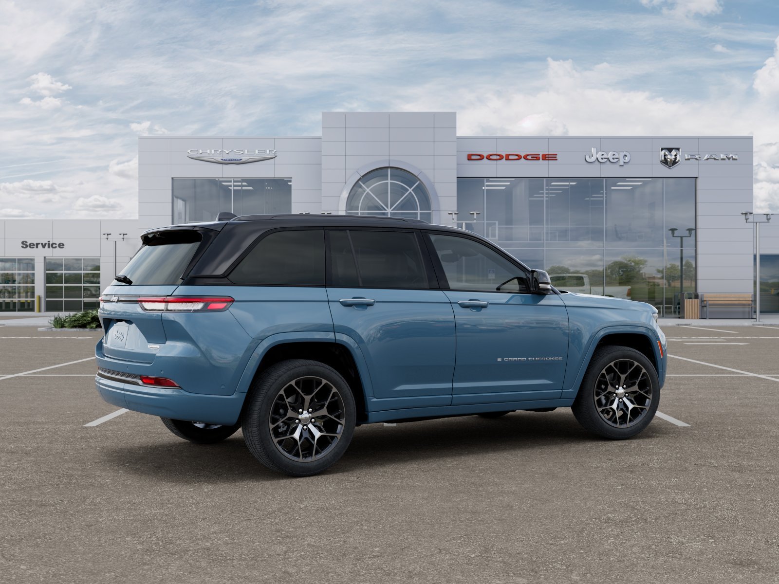 New 2026 Steel Blue Exterior Paint Jeep Summit image 4