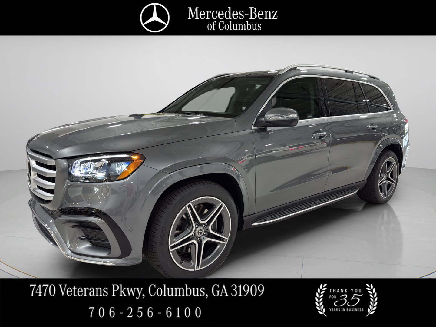 New 2026 Selenite Grey Metallic Mercedes-Benz GLS 450 image 1