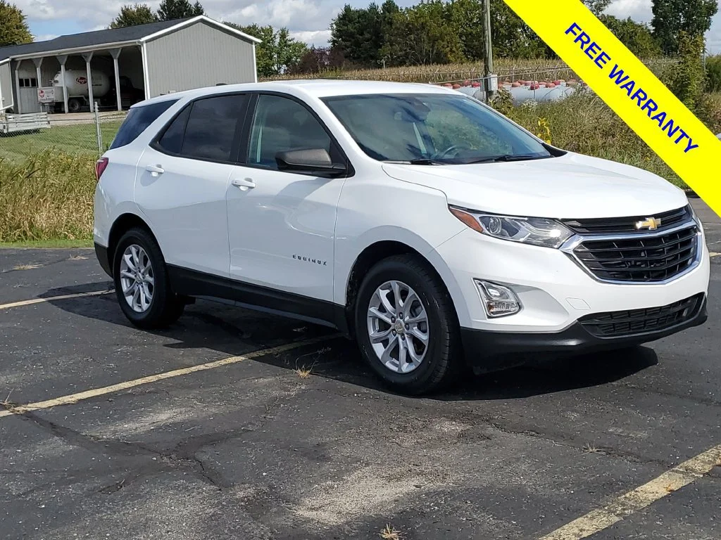 Used 2020 Chevrolet Equinox LS with VIN 3GNAXHEV5LS727738 for sale in Marlette, MI