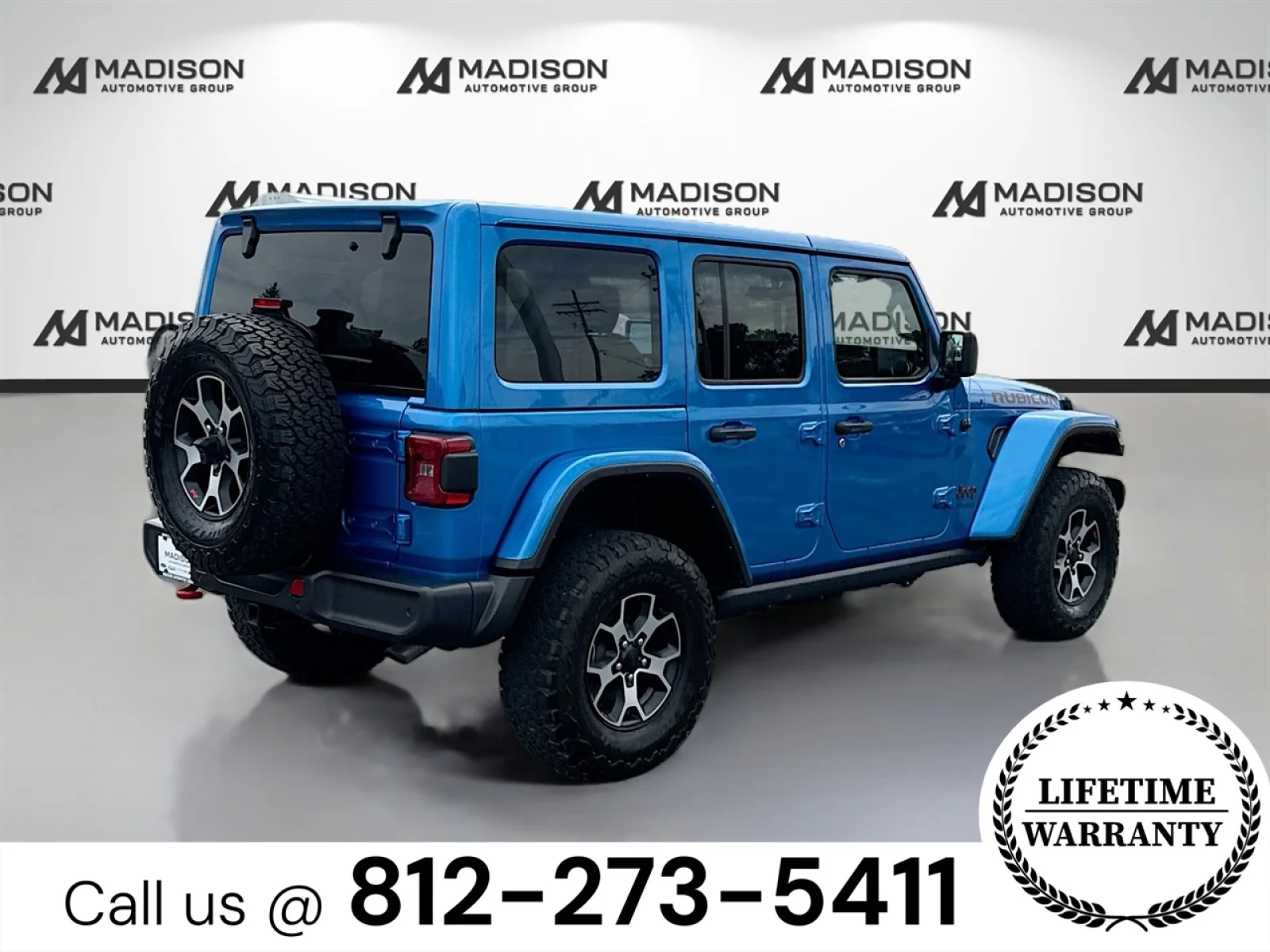Used 2022 Blue Jeep Unlimited Rubicon image 5