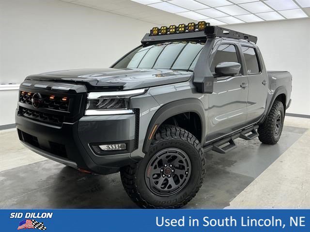 Gray (Gun Metallic) 2025 Nissan Frontier Pickup Truck Four-Wheel Drive Automatic