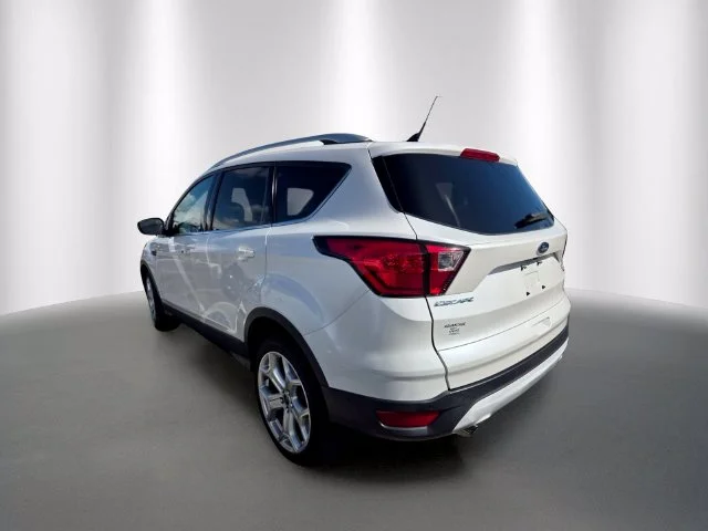 Certified Used 2019 White Platinum Clearcoat Metallic Ford Titanium image 2