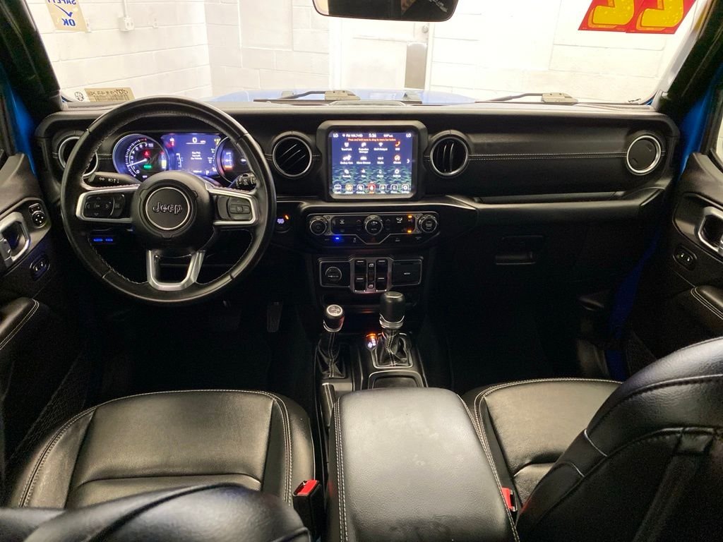 Used 2022 Blue Jeep Unlimited Sahara 4xe image 15