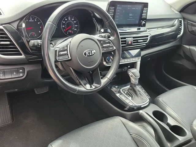 Used 2021 Blue Kia EX image 26