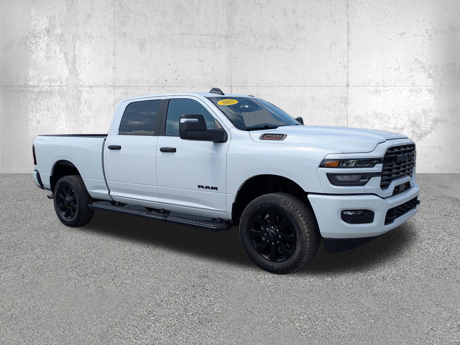 Used 2025 Bright White Clearcoat Ram Big Horn image 2