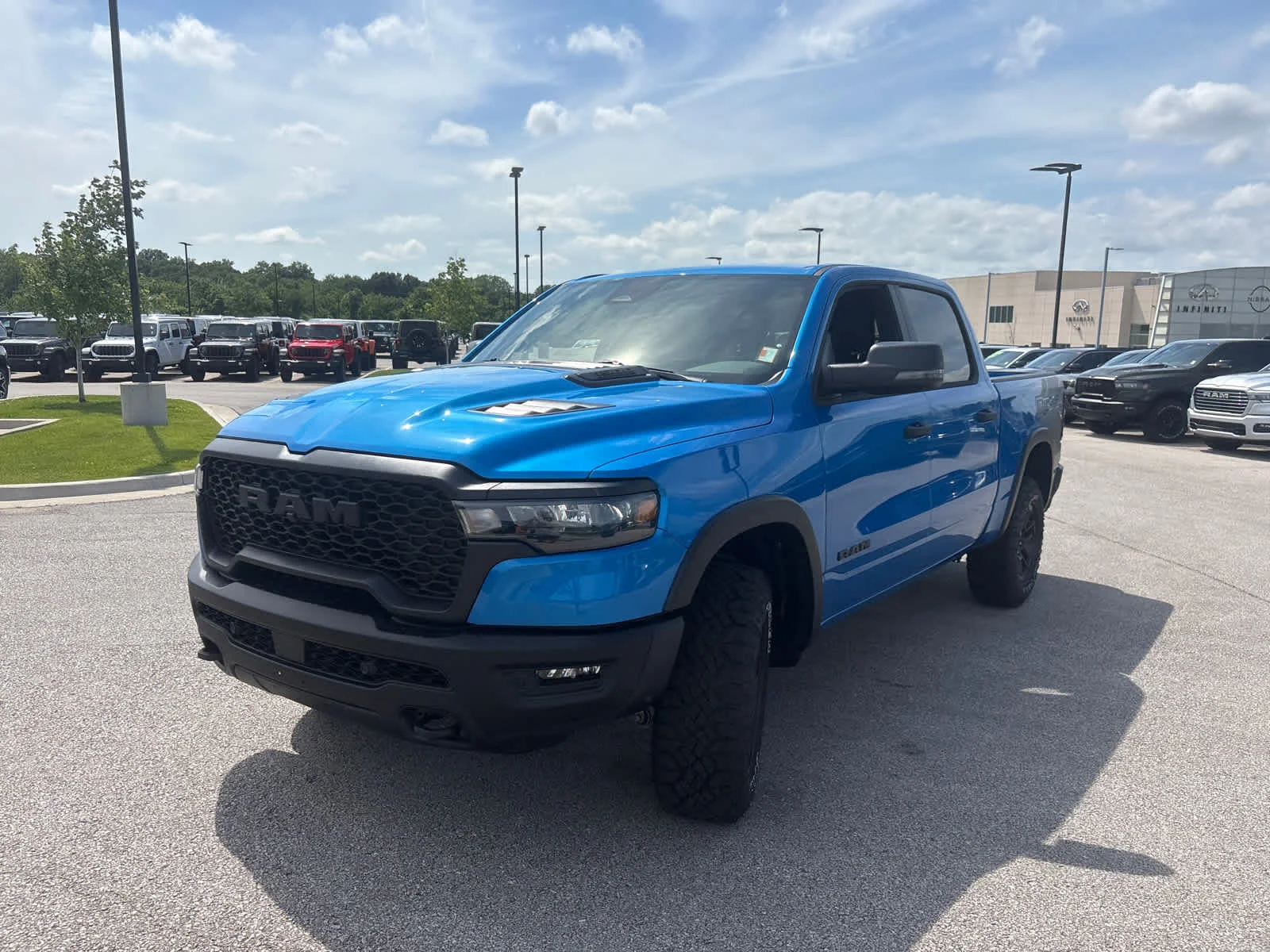 New 2026 Hydro Blue Pearl-Coat Exterior Paint RAM Rebel image 4