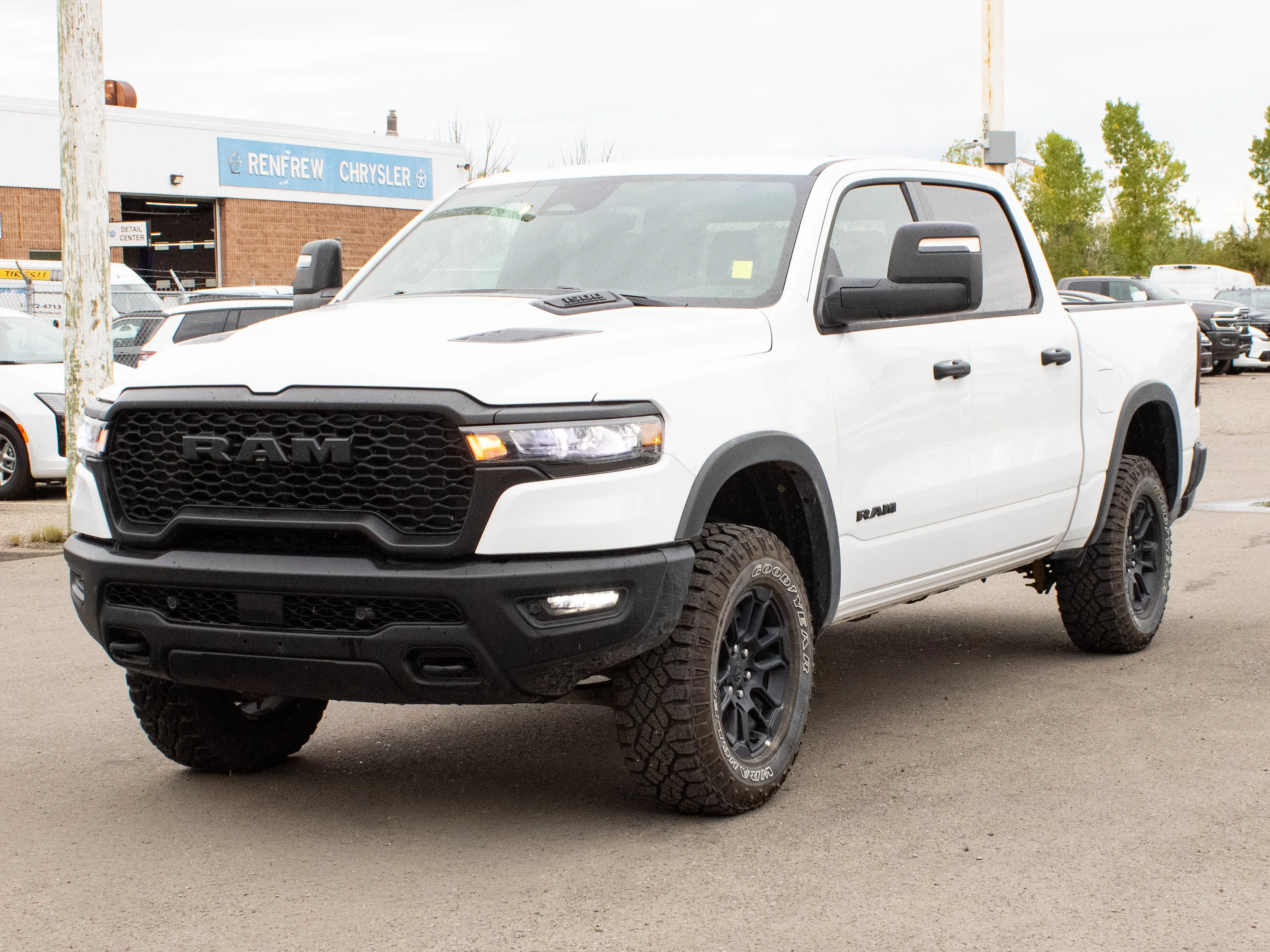 Used 2026 White RAM Rebel* | Crew Cab | Trailer Tow Group | 4-Corner Air Suspension | Level 1 Equip Group | image 4